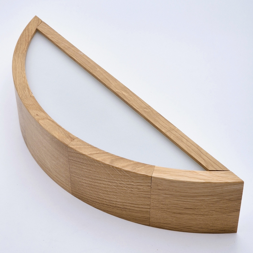 Brilagi - LED RGBW ściemnialny kinkiet CARVALHO 1xE27/15W/230V 2700-6500K Wi-Fi dąb