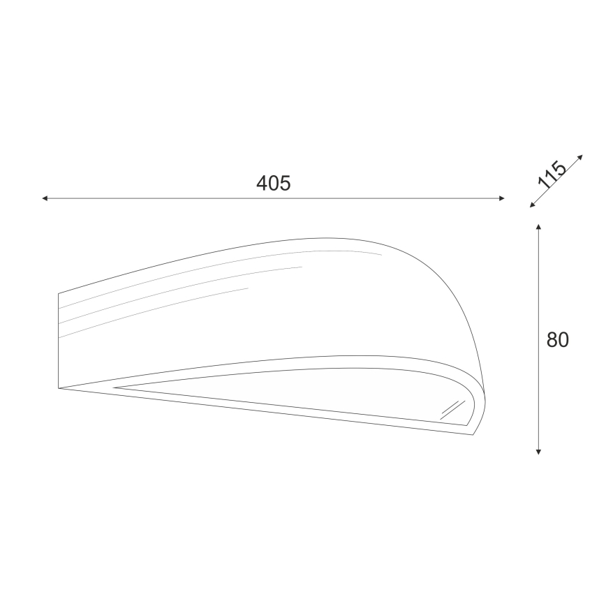Brilagi - LED RGBW ściemnialny kinkiet CARVALHO 1xE27/15W/230V 2700-6500K Wi-Fi dąb