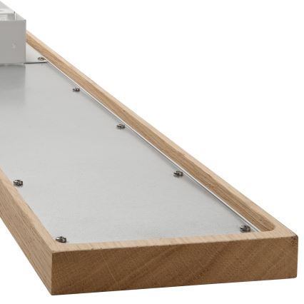 Brilagi - LED RGBW Ściemnialny panel WOODY FRAME LED/34W/230V 11,5x123 cm 2700-6500K dąb + zdalne sterowanie