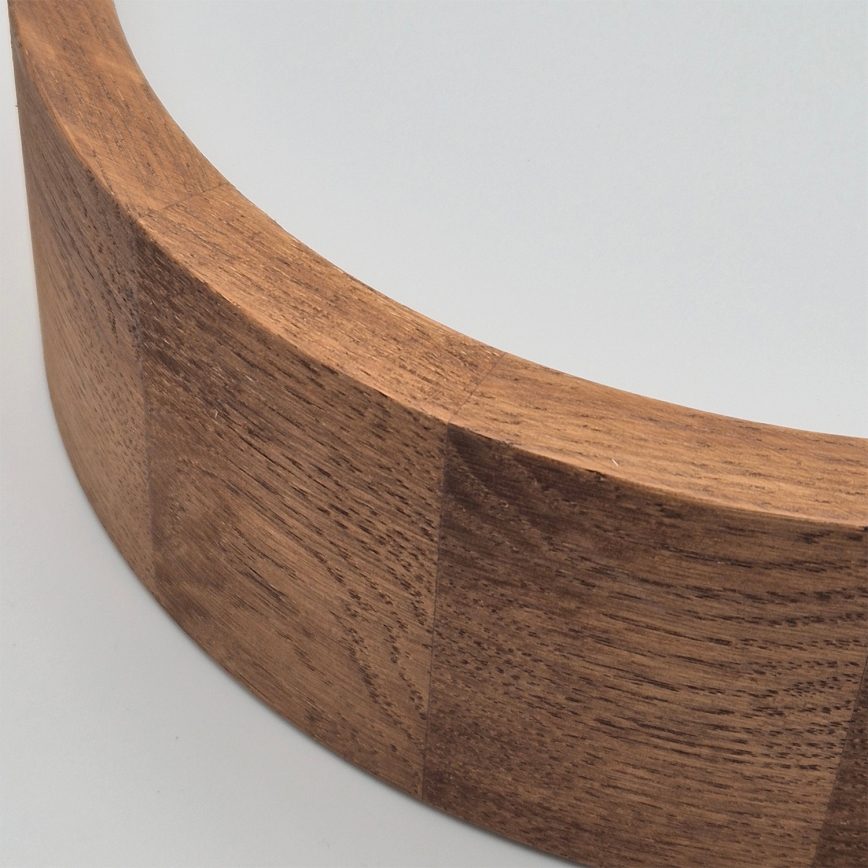 Brilagi - LED RGBW ściemnialna lampa sufitowa CARVALHO 1xE27/15W/230V 2700-6500K Wi-Fi dąb śr. 27,5 cm