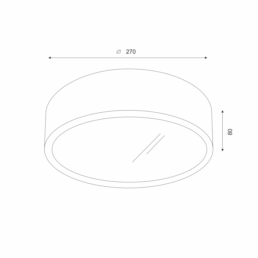 Brilagi - LED RGBW ściemnialna lampa sufitowa CARVALHO 1xE27/15W/230V 2700-6500K Wi-Fi dąb śr. 27,5 cm