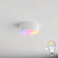 BRILAGI - LED RGBW ściemnialny plafon łazienkowy CLARE 1xE27/12W/230V 2700-6500K pr. 20 cm IP54 biały