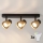 Brilagi - LED RGBW ściemnialny spot sufitowy NUGGET 3xGU10/4,8W/230V czarny/złoty