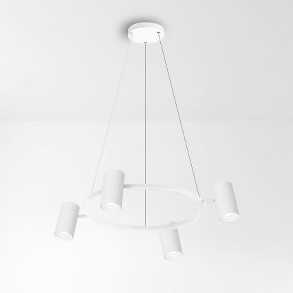 Brilagi - LED RGBW ściemnialny żyrandol na linkach SELE 4xGU10/6,5W/230V 2700-6500K biały