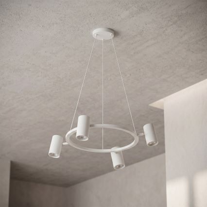 Brilagi - LED RGBW ściemnialny żyrandol na linkach SELE 4xGU10/6,5W/230V 2700-6500K biały