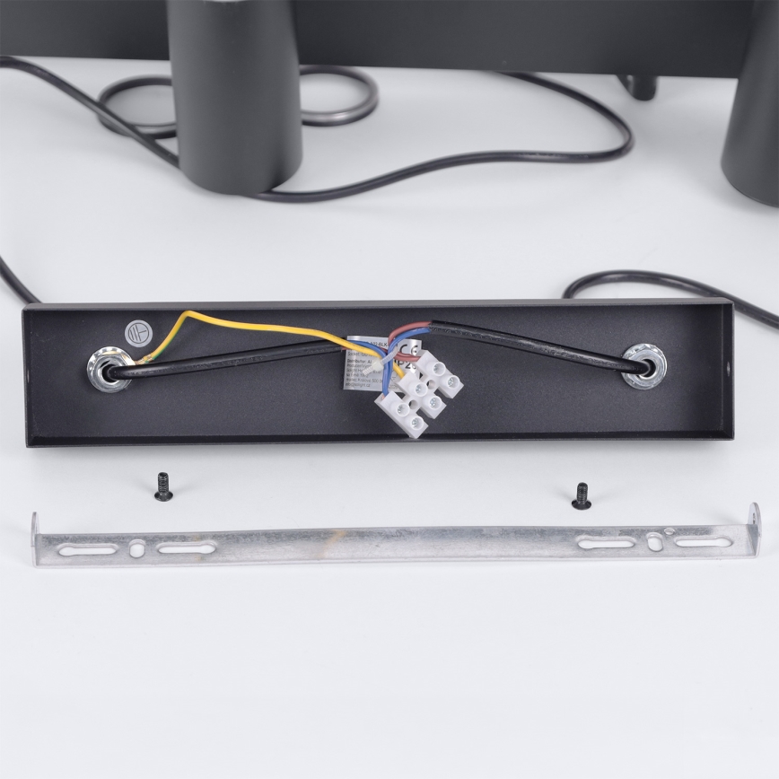 Brilagi - LED RGBW ściemnialna lampa wisząca na lince SELE 6xGU10/6,5W/230V 2700-6500K czarna + pilot zdalnego sterowania