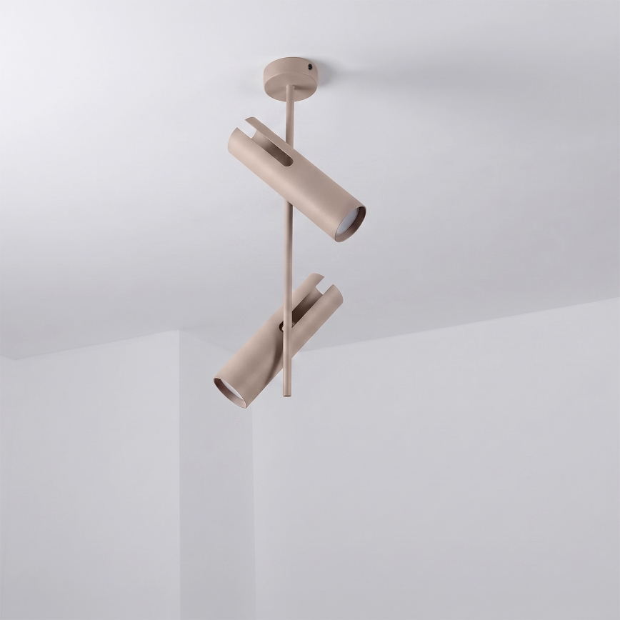 Brilagi - Ściemnialny żyrandol LED RGBW na pręcie BRANCH 2xGU10/6,5W/230V 2700-6500K beżowy