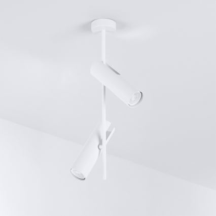 Brilagi - LED RGBW ściemnialna lampa sufitowa na pręcie BRANCH 2xGU10/6,5W/230V 2700-6500K biała