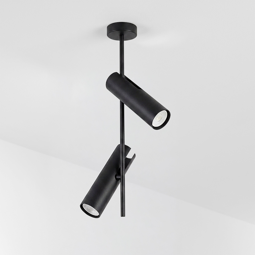 Brilagi - LED RGBW ściemnialny żyrandol na pręcie BRANCH 2xGU10/6,5W/230V 2700-6500K czarny