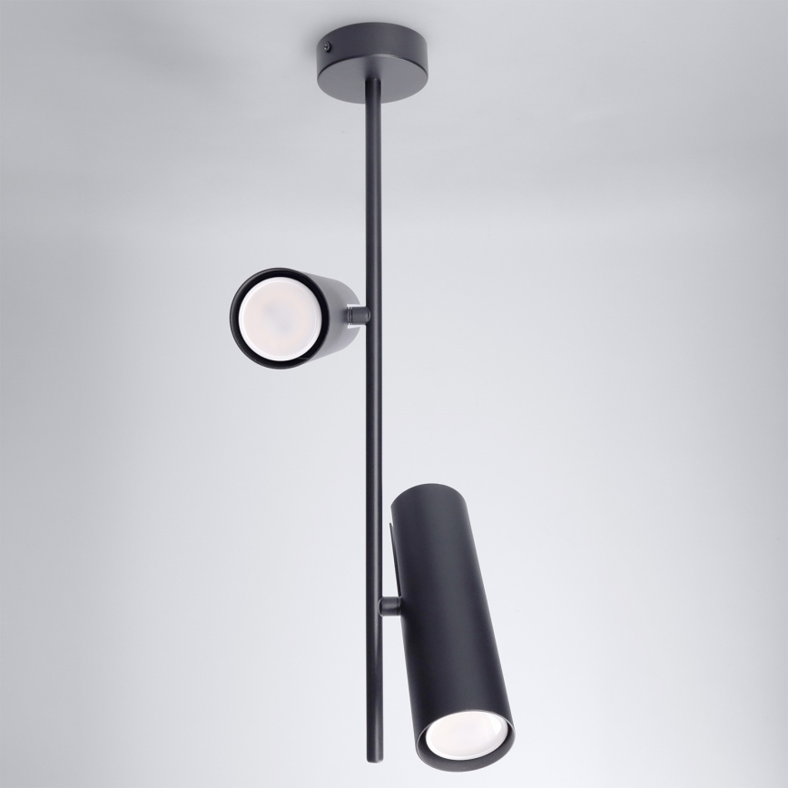 Brilagi - LED RGBW ściemnialny żyrandol na pręcie BRANCH 2xGU10/6,5W/230V 2700-6500K czarny