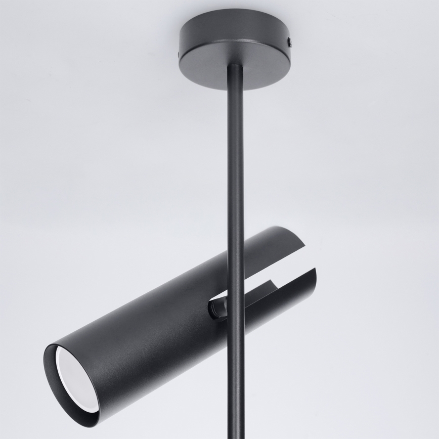 Brilagi - LED RGBW ściemnialny żyrandol na pręcie BRANCH 2xGU10/6,5W/230V 2700-6500K czarny