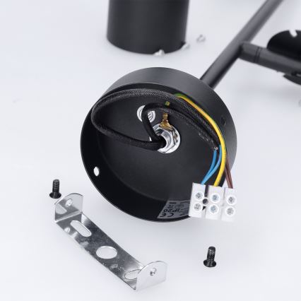 Brilagi - LED RGBW ściemnialny żyrandol na pręcie BRANCH 2xGU10/6,5W/230V 2700-6500K czarny