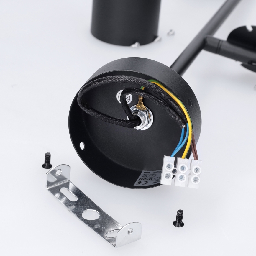 Brilagi - LED RGBW ściemnialny żyrandol na pręcie BRANCH 2xGU10/6,5W/230V 2700-6500K czarny