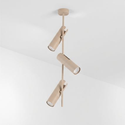 Brilagi - LED RGBW ściemnialny żyrandol na pręcie BRANCH 3xGU10/6,5W/230V 2700-6500K beżowy