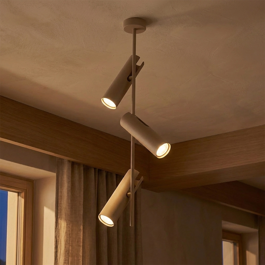 Brilagi - LED RGBW ściemnialny żyrandol na pręcie BRANCH 3xGU10/6,5W/230V 2700-6500K beżowy
