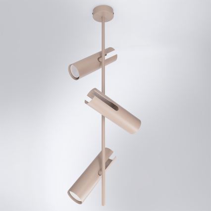 Brilagi - LED RGBW ściemnialny żyrandol na pręcie BRANCH 3xGU10/6,5W/230V 2700-6500K beżowy