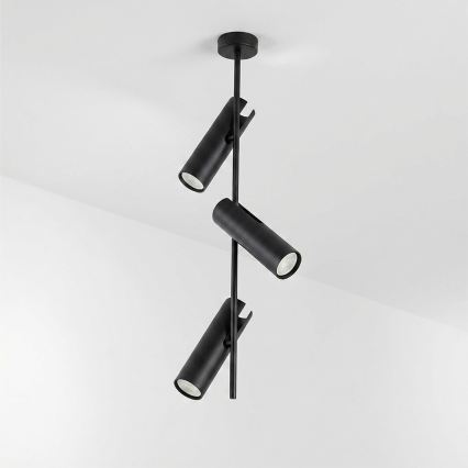 Brilagi - LED RGBW ściemnialny żyrandol na pręcie BRANCH 3xGU10/6,5W/230V 2700-6500K czarny