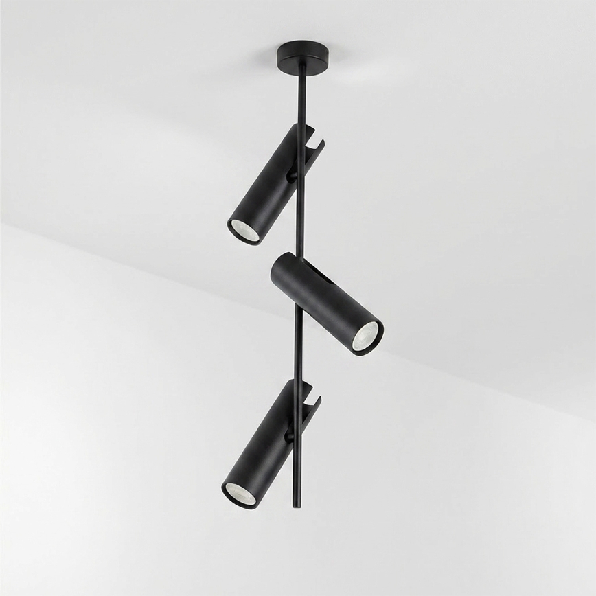 Brilagi - LED RGBW ściemnialny żyrandol na pręcie BRANCH 3xGU10/6,5W/230V 2700-6500K czarny
