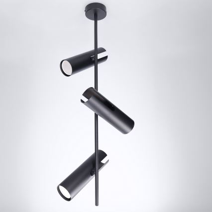 Brilagi - LED RGBW ściemnialny żyrandol na pręcie BRANCH 3xGU10/6,5W/230V 2700-6500K czarny