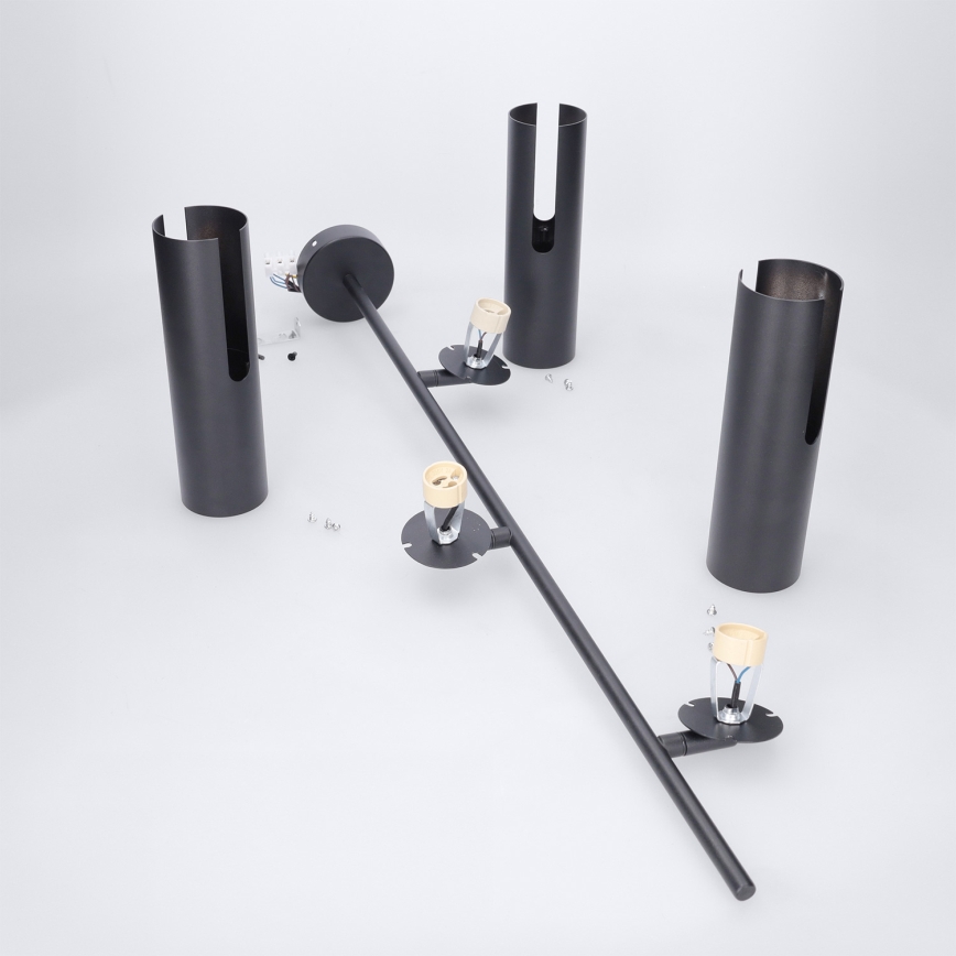 Brilagi - LED RGBW ściemnialny żyrandol na pręcie BRANCH 3xGU10/6,5W/230V 2700-6500K czarny