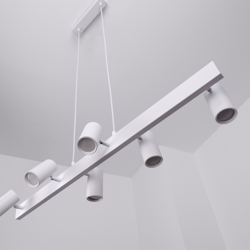 Brilagi - LED RGBW ściemnialny żyrandol na lince SELE 6xGU10/6,5W/230V 2700-6500K biały + pilot zdalnego sterowania