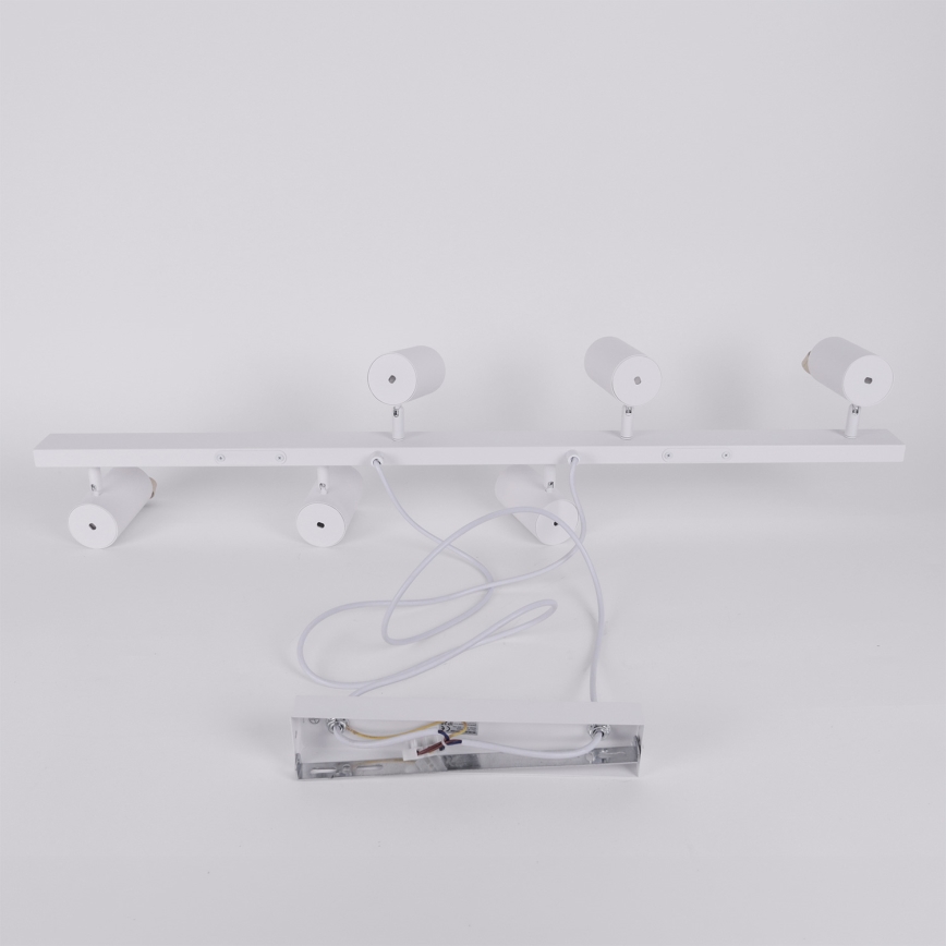 Brilagi - LED RGBW ściemnialny żyrandol na lince SELE 6xGU10/6,5W/230V 2700-6500K biały + pilot zdalnego sterowania