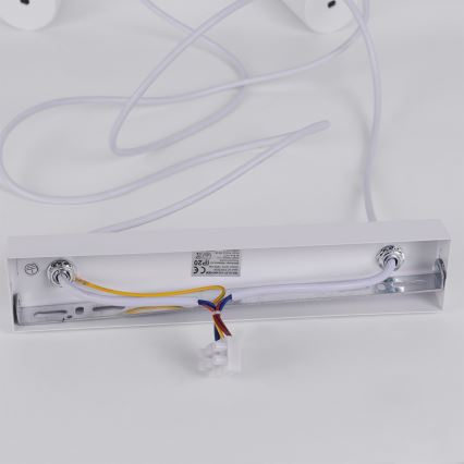 Brilagi - LED RGBW ściemnialny żyrandol na lince SELE 6xGU10/6,5W/230V 2700-6500K biały + pilot zdalnego sterowania