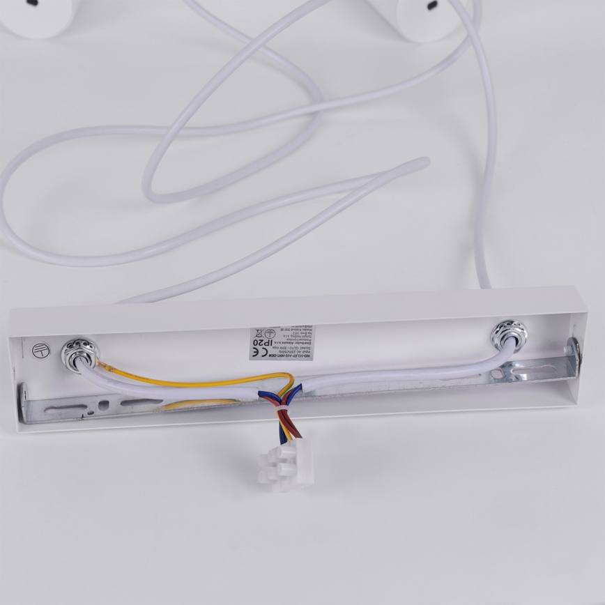 Brilagi - LED RGBW ściemnialny żyrandol na lince SELE 6xGU10/6,5W/230V 2700-6500K biały + pilot zdalnego sterowania