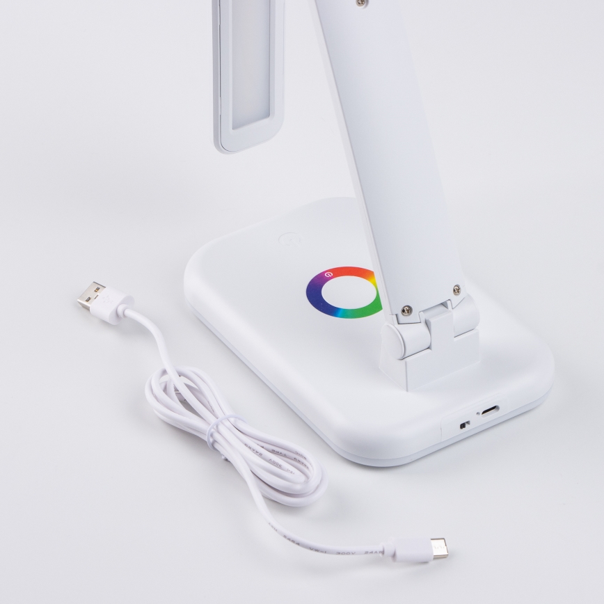 BRILAGI - LED RGBW ściemniana lampa stołowa MODO LED/7W/5V 3000/4000/6500K biała
