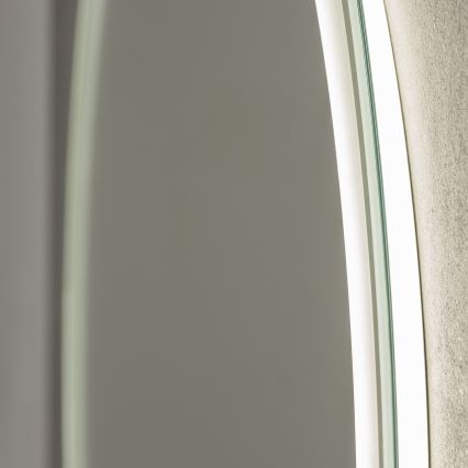 Brilagi - Podgrzewane lustro łazienkowe LED RGBW AVA PRO LED/18W/230V Ø 60 cm IP44 CRI 90 ściemnialne + CCT