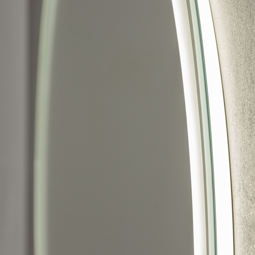 Brilagi - Podgrzewane lustro łazienkowe LED RGBW AVA PRO LED/18W/230V Ø 60 cm IP44 CRI 90 ściemnialne + CCT