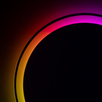 Brilagi - Podgrzewane lustro łazienkowe LED RGBW AVA PRO LED/18W/230V Ø 60 cm IP44 CRI 90 ściemnialne + CCT