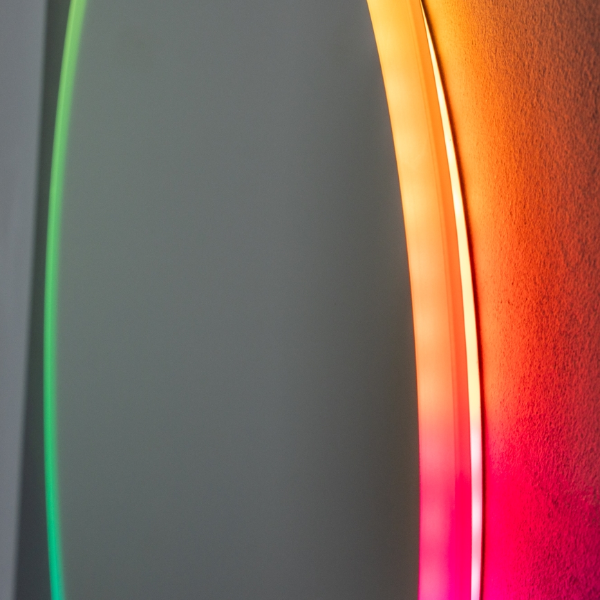 Brilagi - LED RGBW Podgrzewane lustro łazienkowe CLARA PRO LED/18,5W/230V pr. 60 cm IP44 CRI 90 ściemnialne + CCT