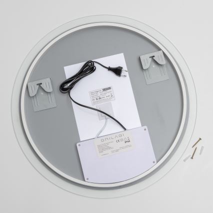 Brilagi - LED RGBW Podgrzewane lustro łazienkowe CLARA PRO LED/18,5W/230V pr. 60 cm IP44 CRI 90 ściemnialne + CCT