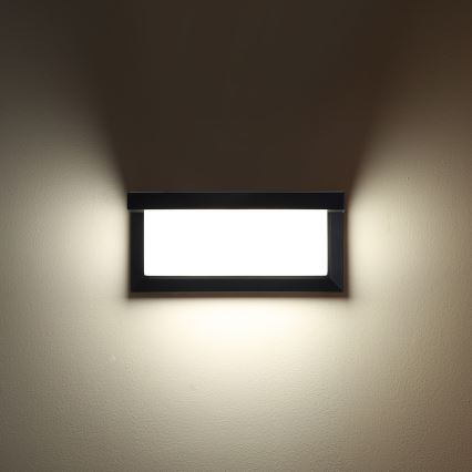 BRILAGI - LED RGBW ściemnialny zewnętrzny kinkiet BRICKY 1xE27/12W/230V 2700-6500K IP54 czarny