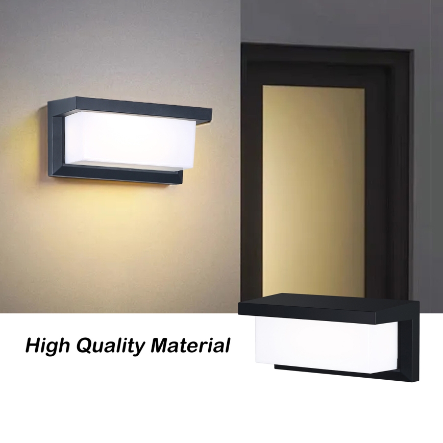 BRILAGI - LED RGBW ściemnialny zewnętrzny kinkiet BRICKY 1xE27/12W/230V 2700-6500K IP54 czarny