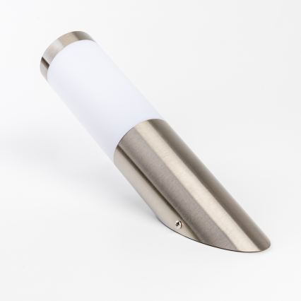 BRILAGI - LED RGBW ściemnialna zewnętrzna lampa naścienna ELIA 1xE27/6,5W/230V 2700-6500K IP44 Wi-Fi matowy chrom