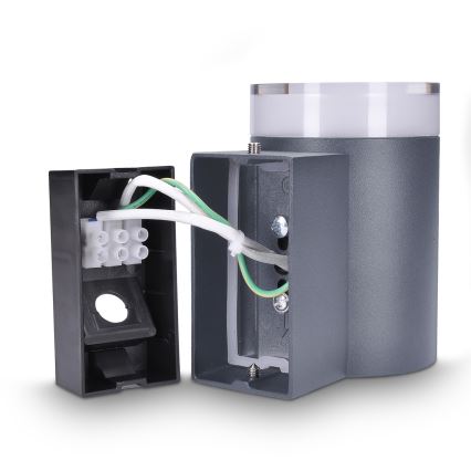 Brilagi - Zewnętrzny ściemnialny kinkiet LED RGBW MATERA 1xGU10/6W/230V 3000K IP54 antracyt + pilot zdalnego sterowania