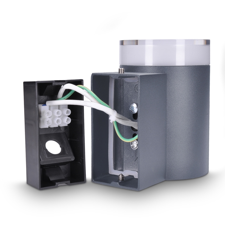 Brilagi - Zewnętrzny ściemnialny kinkiet LED RGBW MATERA 1xGU10/6W/230V 3000K IP54 antracyt + pilot zdalnego sterowania