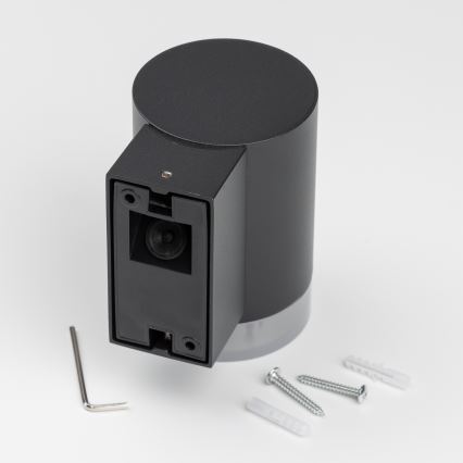 Brilagi - zewnętrzny ściemnialny kinkiet LED RGBW MATERA 1xGU10/6W/230V 3000K IP54 czarny + pilot zdalnego sterowania