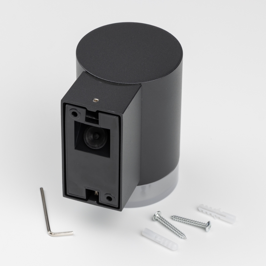 Brilagi - zewnętrzny ściemnialny kinkiet LED RGBW MATERA 1xGU10/6W/230V 3000K IP54 czarny + pilot zdalnego sterowania