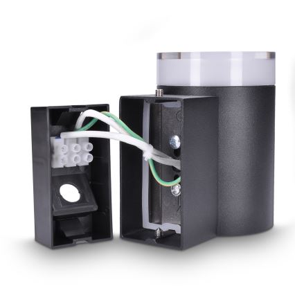 Brilagi - zewnętrzny ściemnialny kinkiet LED RGBW MATERA 1xGU10/6W/230V 3000K IP54 czarny + pilot zdalnego sterowania