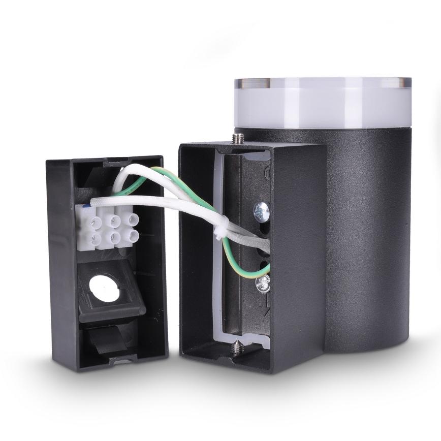 Brilagi - zewnętrzny ściemnialny kinkiet LED RGBW MATERA 1xGU10/6W/230V 3000K IP54 czarny + pilot zdalnego sterowania