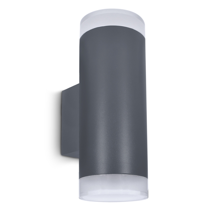 Brilagi - LED RGBW ściemnialny zewnętrzny kinkiet MATERA 2xGU10/4,8W/230V 3000K IP54 antracyt + pilot