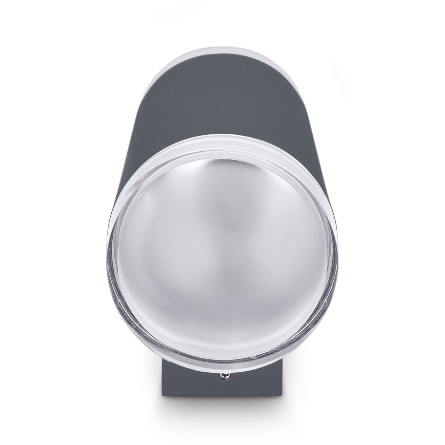 Brilagi - LED RGBW ściemnialny zewnętrzny kinkiet MATERA 2xGU10/4,8W/230V 3000K IP54 antracyt + pilot