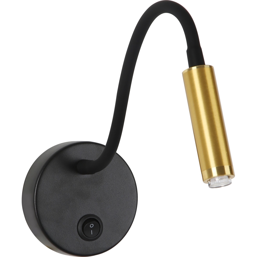 Brilagi - LED Ściemn. elast. naścienn. lampa MAYA 1xG9/4W/230V czarne/zl. 2700-6500K Wi-Fi Tuya