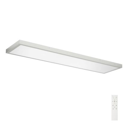 Brilagi - LED Ściemnialny plafon łazienkowy FRAME SMART LED/50W/230V 120x30 cm 3000-6000K IP44 srebrny + zdalne sterowanie