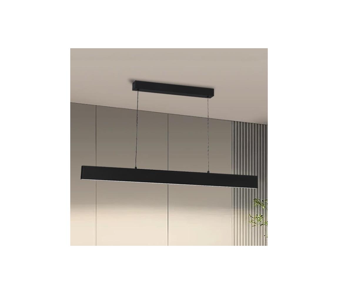 Brilagi - LED Ściemn. żyrandol na lince SLIMLINE LED/40W/230V 3000-6000K czarny + pilot