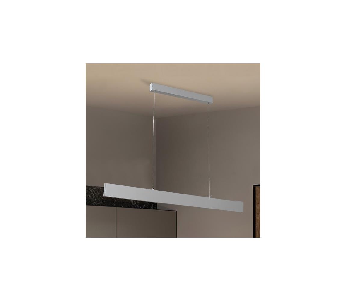 Brilagi - LED Ściemn. żyrandol na lince SLIMLINE LED/40W/230V 3000-6000K srebrny+pilot