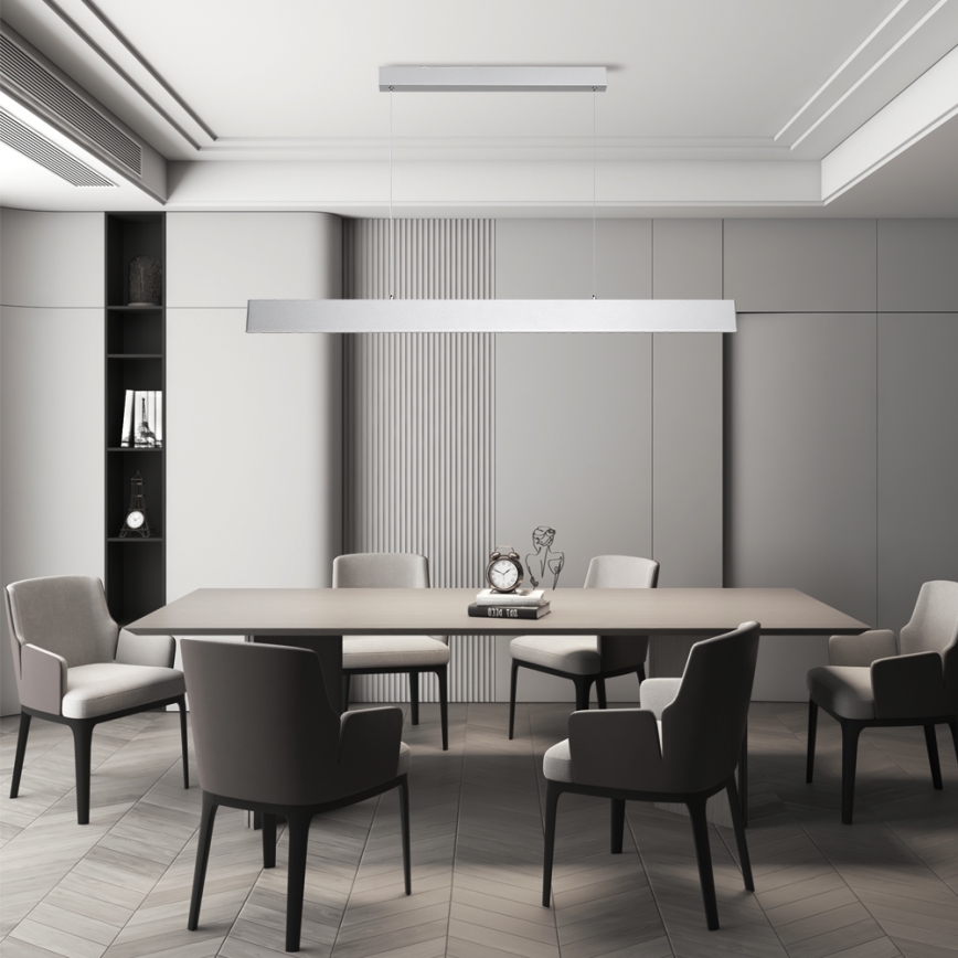 Brilagi - LED Żyrandol ściemnialny na lince SLIMLINE LED/40W/230V 3000-6000K srebrny + zdalne sterowanie
